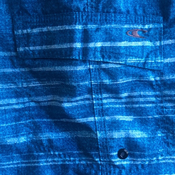 O’Neill Beach Surfer Ocean Blue White Board Shorts 34” - Picture 4 of 7